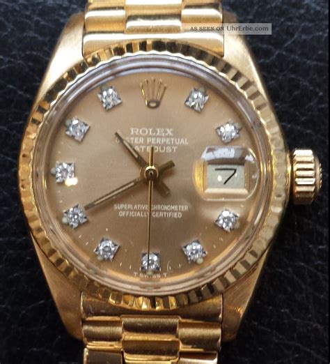 rolex lady datejust stahl gold 750 diamanten|Rolex Lady.